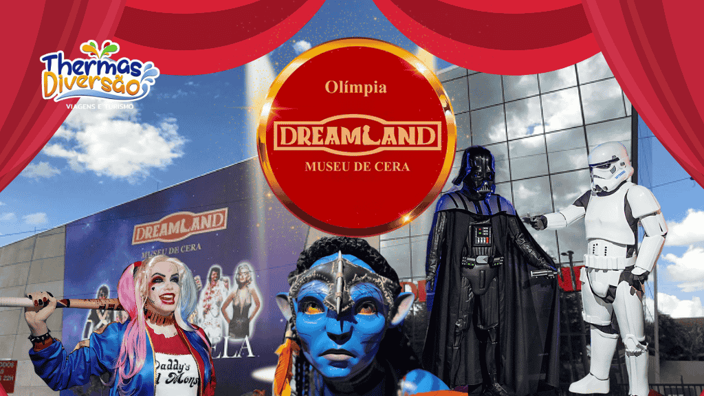 No Dreamland museu de cera Olímpia, as celebridades podem até ser de cera, mas a experiência é 100% autêntica e cheia de histórias!